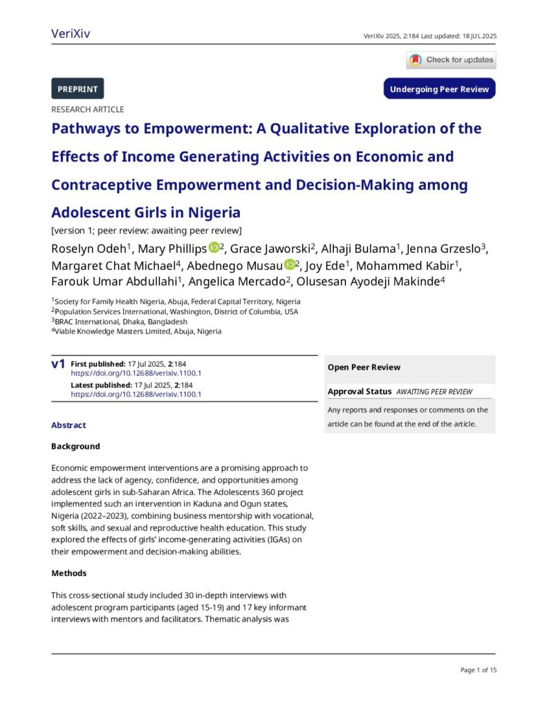 Pathways to Empowerment NG ES Paper Preprint FINAL pdf