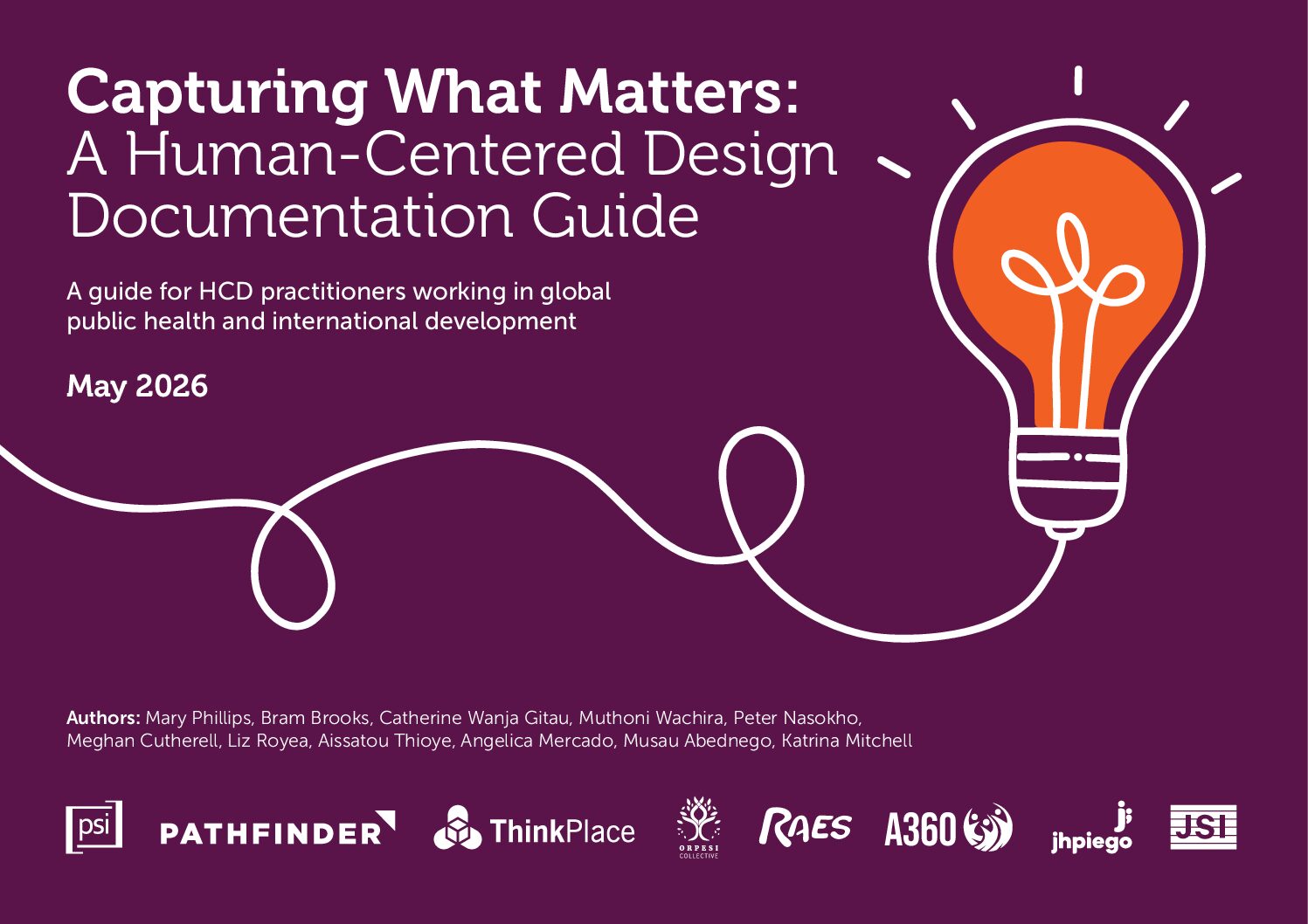 Capturing What Matters. A Human-Centered Design Documentation Guide